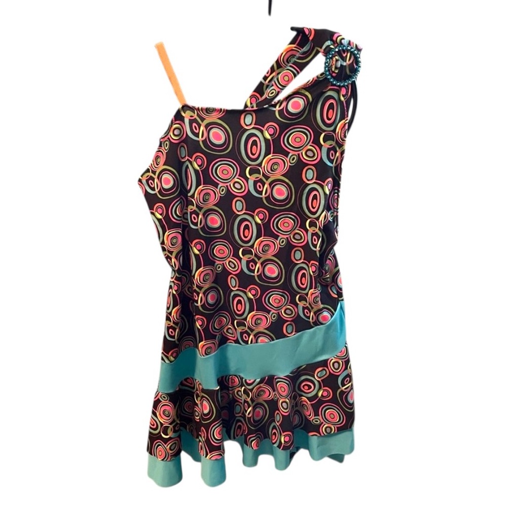 NWOT Curtain Call Galaxy Go Go Girl 60's Costume with Boot Spats Size Large